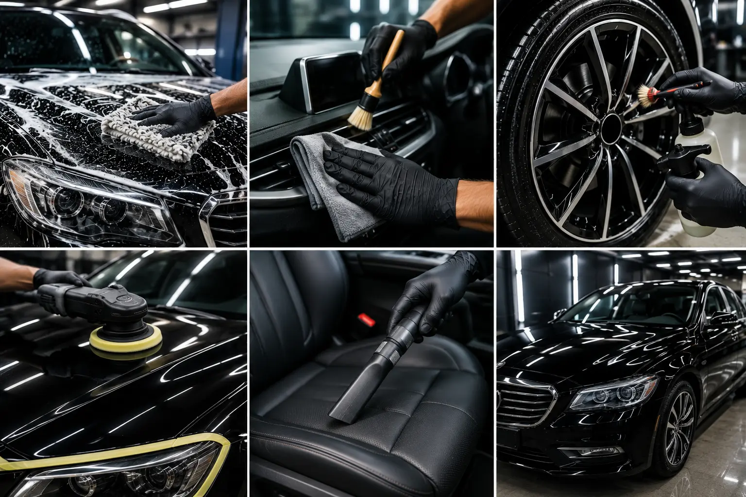 Professional car detailing service